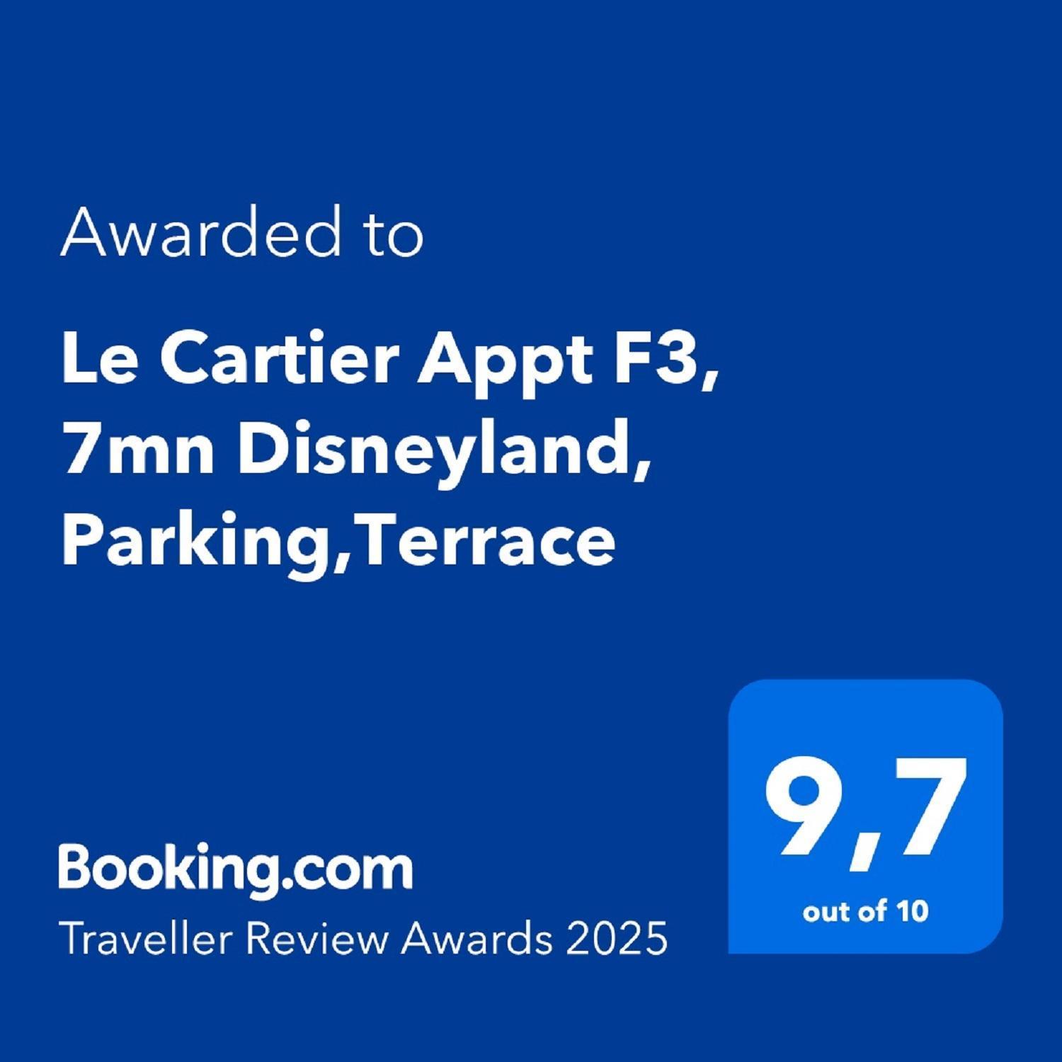 Le Cartier Appt F3, 7Mn Disneyland, Parking,Terrace Σερί Εξωτερικό φωτογραφία